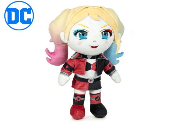 DC Harley Quinn plyšová 27cm stojící na kartě