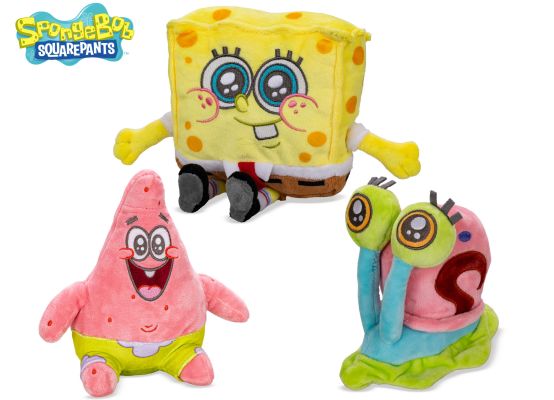 SpongeBob plyšový 21cm roztomilý 3druhy 0m+